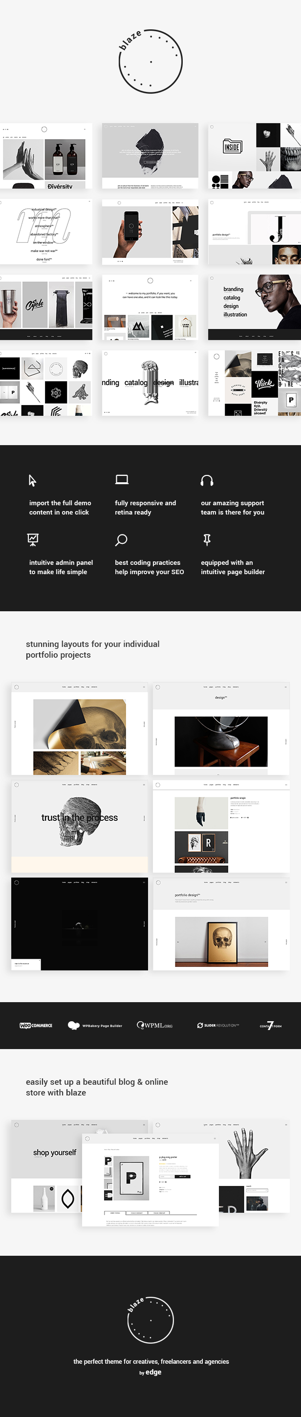 Blaze - Portfolio Theme - 1